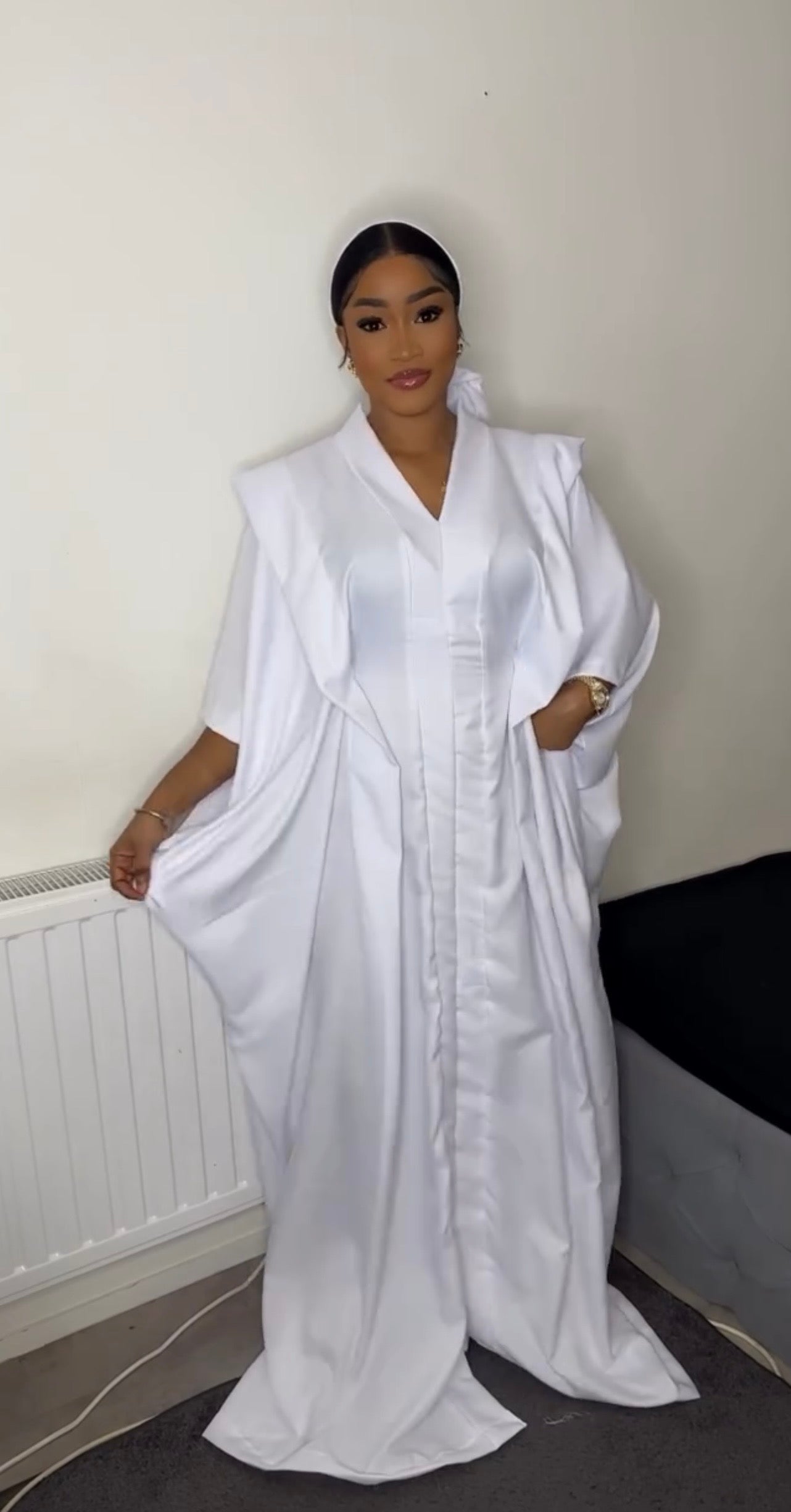 African cotton boubou dress